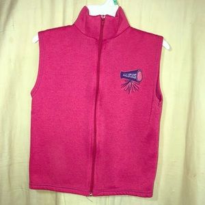 Girls cheerleaders sweater vest